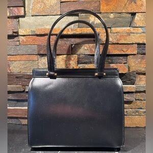 Vintage Saks Fifth Ave Small Black Purse Handbag Never Used